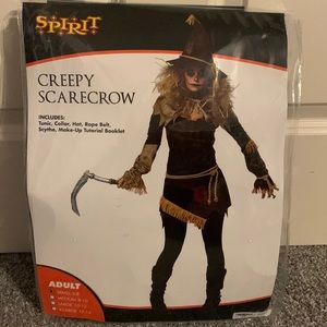 Ladies Scarecrow Halloween costume.